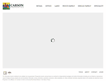 Tablet Screenshot of carsonproperties.net